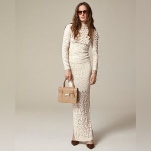 J. Crew Lace maxi skirt in Natural